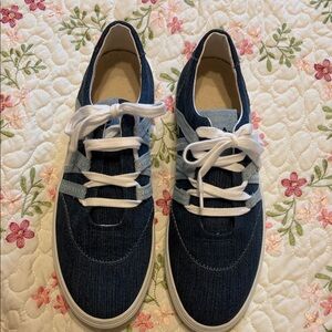 Men's Athletic Blue Phoenix Lace-Up Sneakers